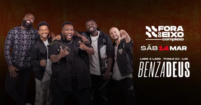 Imagem do SÁBADO do CPX com BENZADEUS e LADO A LADO (14/03)