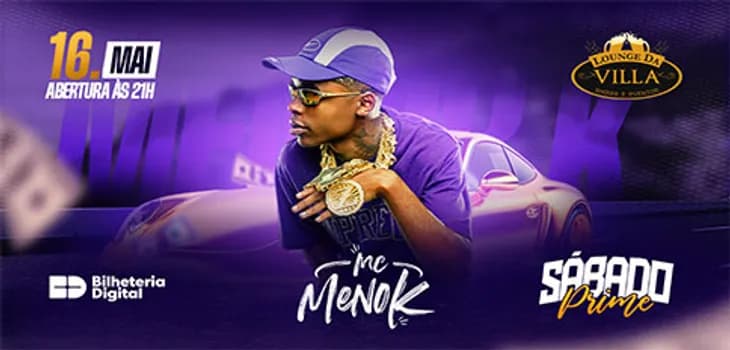 Imagem do SÁBADO PRIME com MC MENO K