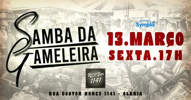 Imagem do SAMBA DA GAMELEIRA - RETRÔ BAR 1141