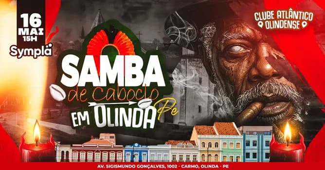 Imagem do Samba de Caboclo em Olinda Pernambuco