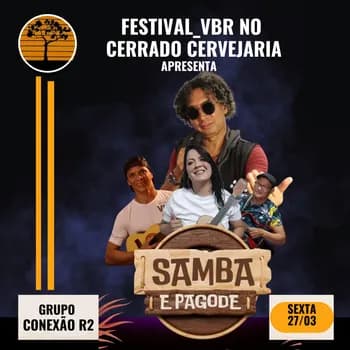 Imagem do Samba e Pagode com a R2 no Cerrado Cervejaria