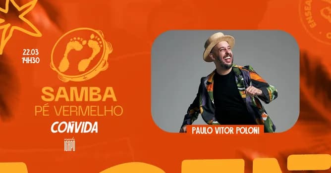 Imagem do SAMBA PÉ VERMELHO convida PAULO VITOR POLONI