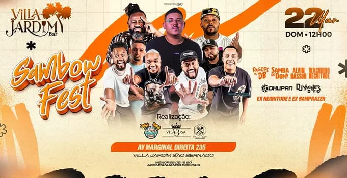 Imagem do SAMBOW FEST NO VILLA JARDIM 22/03