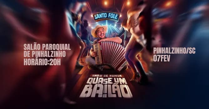 Imagem do Santo Fole em  PINHALZINHO SHOW DE HUMOR 