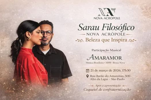 Imagem do Sarau Filosófico Beleza que Inspira