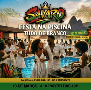 Imagem do Savaro Apresenta: Festa Branca - Mansão Malibu