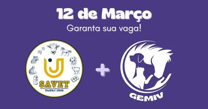 Imagem do SAVET - GEMIV UNIFAJ - 12/03