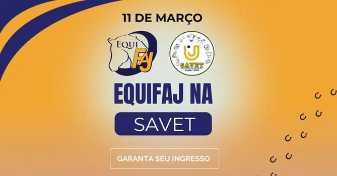 Imagem do SAVET UNIFAJ 2026  - EQUIFAJ