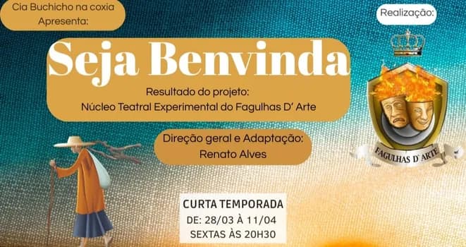 Imagem do Seja BENVINDA - DOMINGO0 15/03 