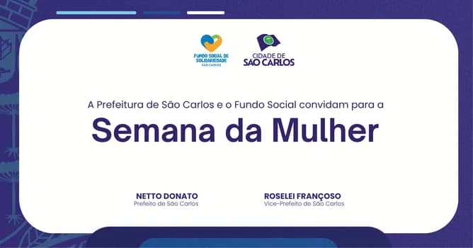 Imagem do SEMANA DA MULHER - São Carlos/SP