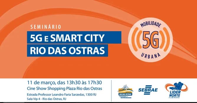 Imagem do Seminário 5G e Smart City Rio das Ostras