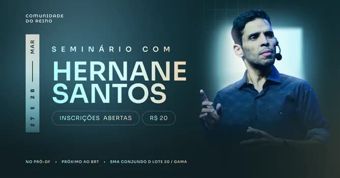 Imagem do Seminário com Hernane Santos