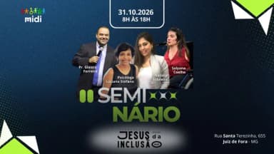 Seminário de Inclusão MIDI 2026 em Juiz de Fora