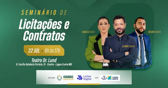 Imagem do Seminário de Licitações e Contratos