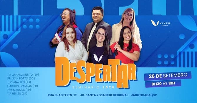 Imagem do SEMINÁRIO DESPERTAR - 2026