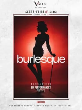 Imagem do SEX.13/03l Burlesque NIght Show