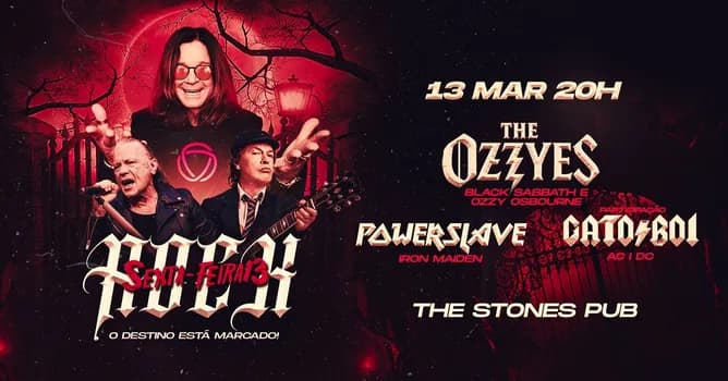 Imagem do SEXTA FEIRA 13 ROCK - THE STONES PUB