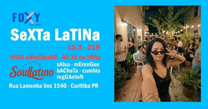 Imagem do SEXTA LATINA - SoulLatino