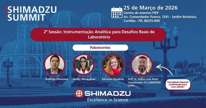 Imagem do Shimadzu Summit - 3° Edição Curitiba/PR  (2° sessão)