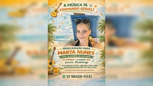 Imagem do Show Beneficente para Marta Nunes