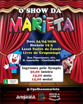 Show da Marieta - Teatro infantil em Uberlândia