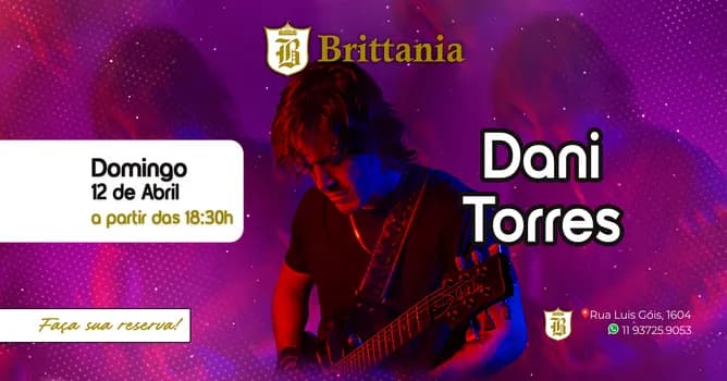 Imagem do Show do Dani no Brittania