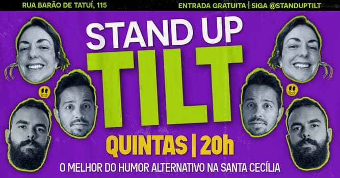 Imagem do (SHOW GRATUITO DE STAND UP) COMÉDIA - TILT - GRÁTIS