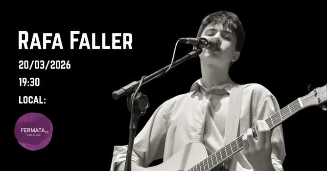 Imagem do Show Rafa Faller