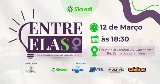 Imagem do SICREDI ENTRE ELAS - EXCLUSIVO PARA MULHERES