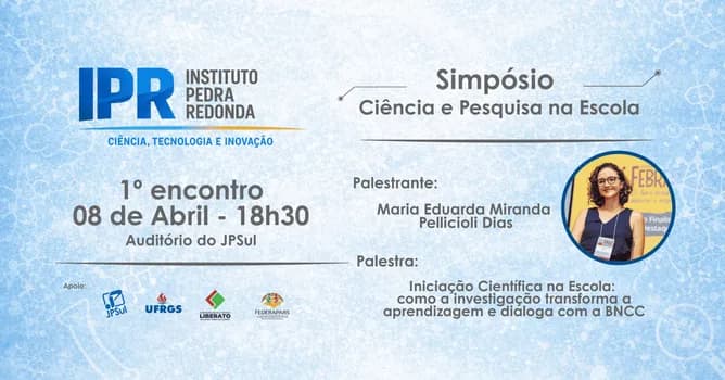 Imagem do Simpósio Ciência e Pesquisa na Escola - #1