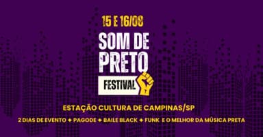 SOM DE PRETO - FESTIVAL em Campinas