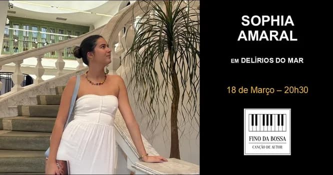 Imagem do Sophia Amaral no Fino da Bossa