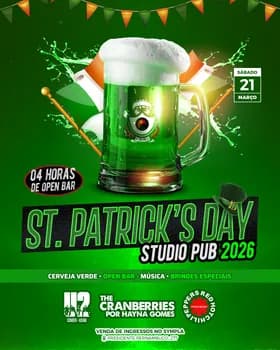Imagem do ST. PATRICK'S DAY 2026 @StudioPub 21/03