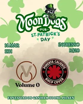 Imagem do St Patrick’s Day MoonDogs - Festival de Rock