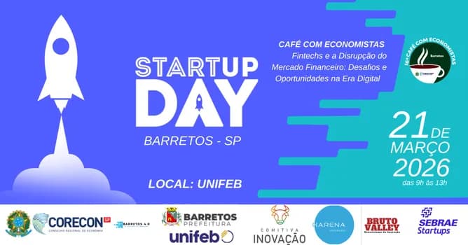 Imagem do Startup Day 2026 - Barretos