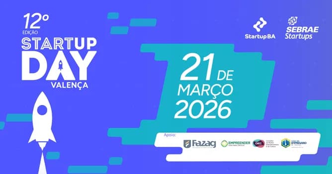 Imagem do Startup Day 2026 - Valença