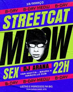 Imagem do Streetcat - BDAY MEOW Ft. Dj Arana