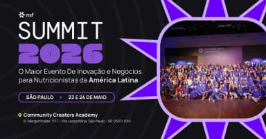 Summit Nutrição Sem Fronteiras 2026 em São Paulo