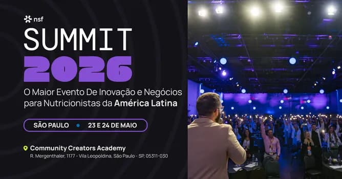 Imagem do Summit Nutrição Sem Fronteiras 2026