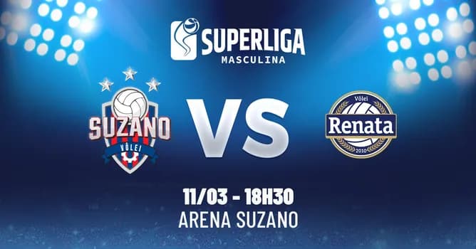Imagem do SUPERLIGA Suzano x Vôlei Renata