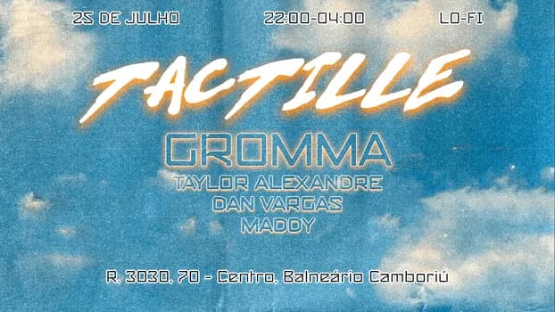 Imagem do TACTILLE apresenta Gromma