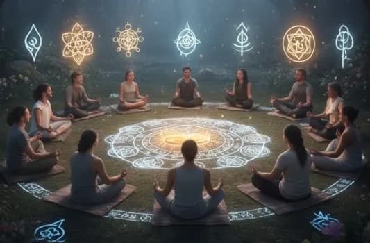 Imagem do Tameana em grupo - A Travessia de Frequências