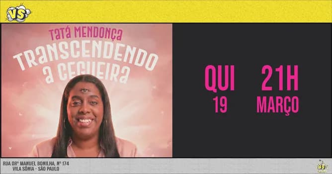 Imagem do Tata Mendonça - Transcendendo  a cegueira