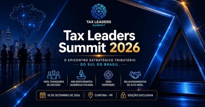 Imagem do Tax Leaders Summit 2026