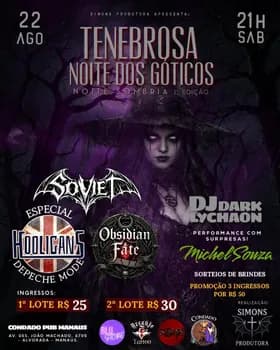 Tenebrosa noite dos Goticos em Manaus