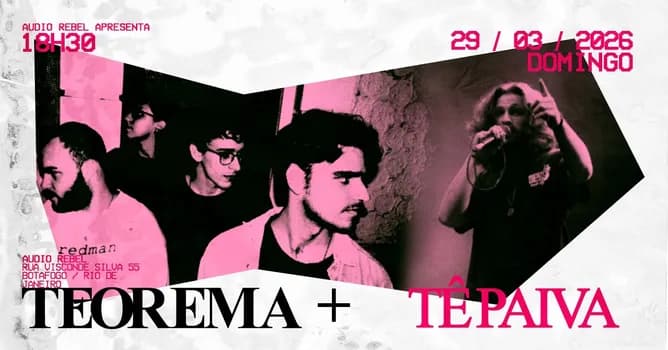 Imagem do Teorema + Tê Paiva - Ao Vivo na Audio Rebel