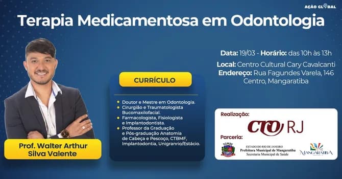 Imagem do Terapia Medicamentosa em Odontologia - Mangaratiba