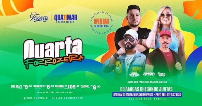 Imagem do TEXXAS BAR | QUARTA FORROZEIRA