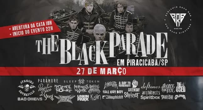 Imagem do The Black Parade | Piracicaba/SP