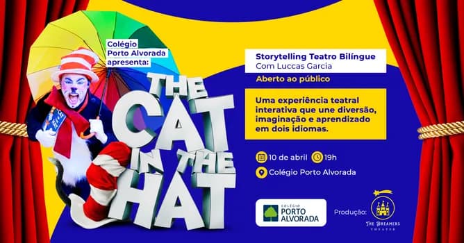 Imagem do THE CAT IN THE HAT - Teatro Bilíngue
